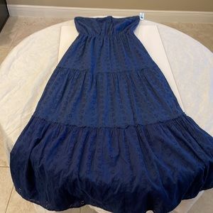 Old Navy Floor Length Dress | Size L Tall | Color Navy